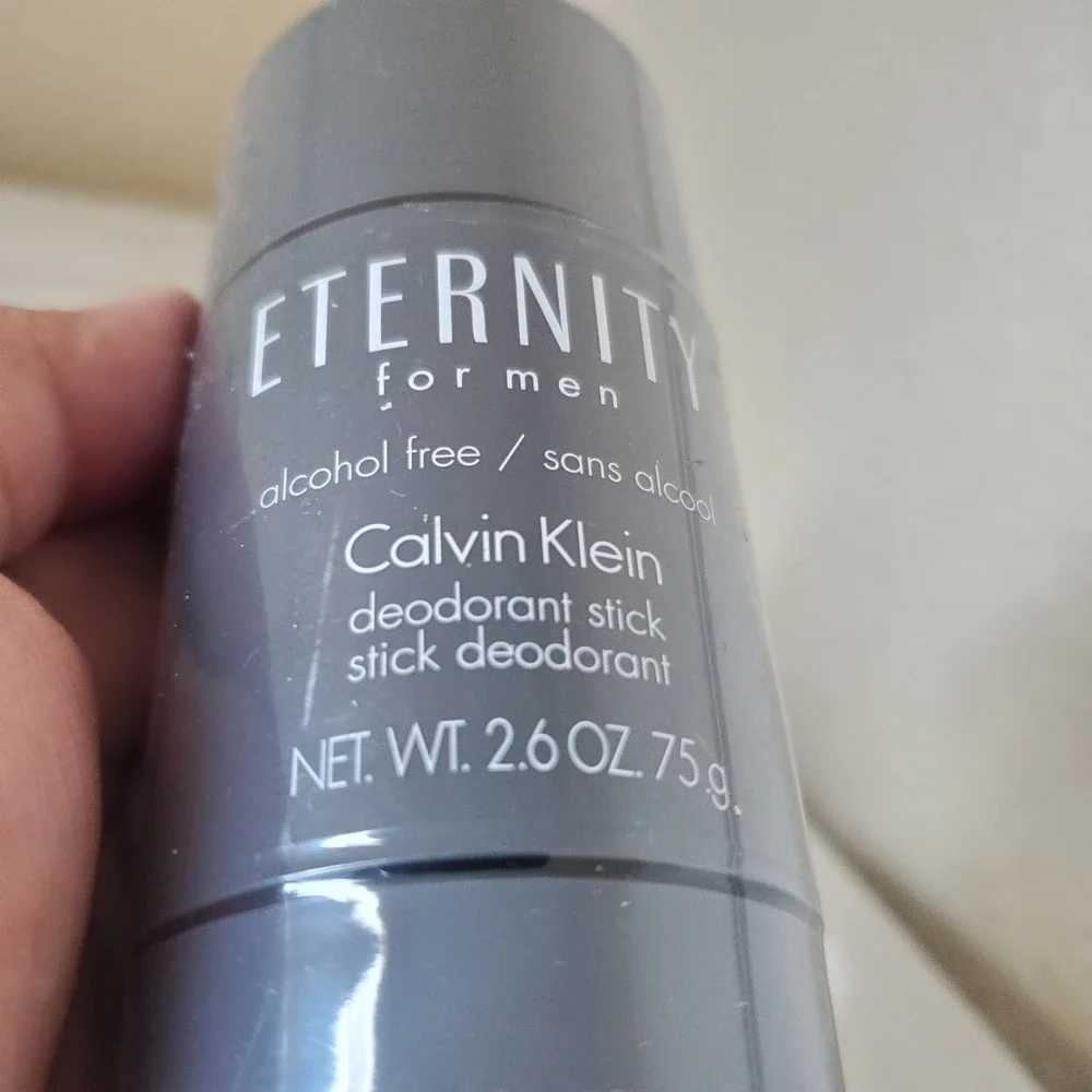 2 Pack Calvin Klein Eternity for Men Deodorant Stick Alcohol Free 2.6oz 75g Each